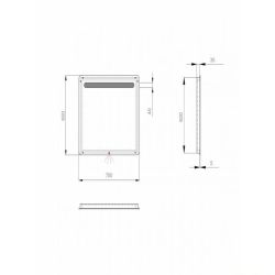 Зеркало LAVA Calipso 70х65 Зеркало LAVA Calipso 70х65