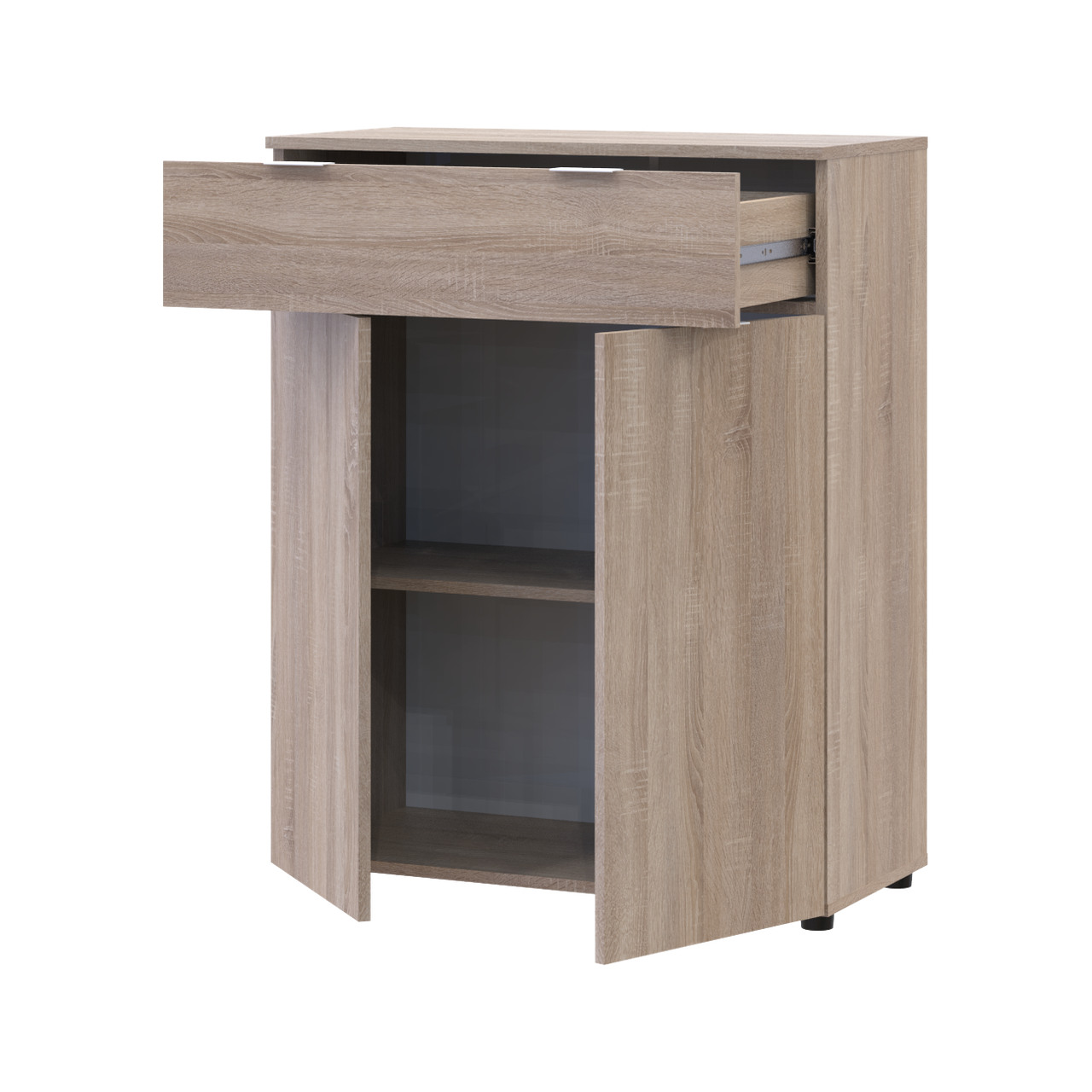 Комод Doros Рон 2 2 фасады 1 шухляда Дуб сонома 80х38х100 (41516295) Комод Doros Рон 2 2 фасады 1 шухляда Дуб сонома 80х38х100 (41516295)