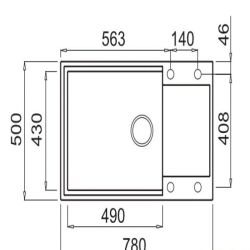 Мойка Elleci EASY 310 aluminium