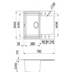 Мойка Elleci EASY 300 aluminium
