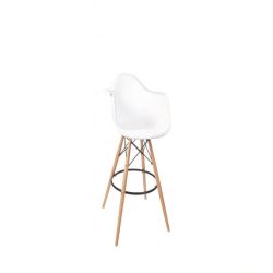 Стул барный Twist White