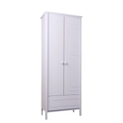 Шкаф детский двухдверный Classic с двумя ящиками FC-901W