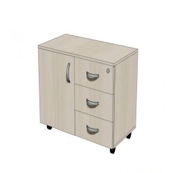 Мобильная тумба закрытая OS-10 60х80х40