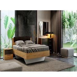 Кровать Luna 140х200 с мягкой спинкой