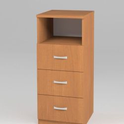 Тумба офисная Квис КТЕ-7 40х75х50 см