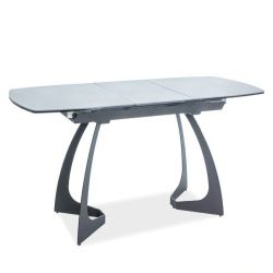 Стол Martinez Ceramic 90х160 Черный/Серый