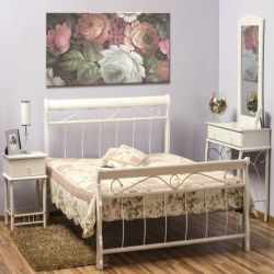 Кровать Venecja 120x200 Белый