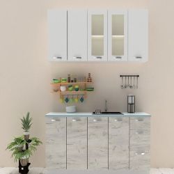 Кухня 2,0 Шарлотта дуб крафт белый/белый