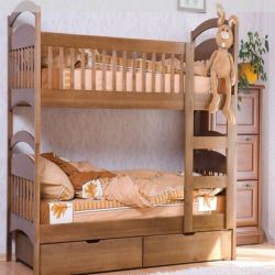 Двухъярусная кровать Арина 80х190 c ящиками
