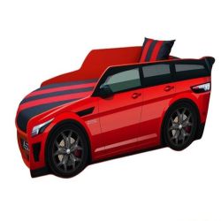 Кровать-машинка Range Rover серии PREMIUM 80x180 красная