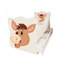 Детская кровать Animal 15 Осел 70х140