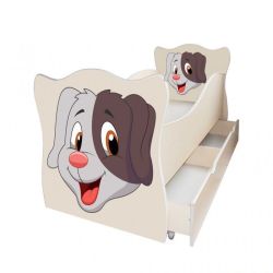 Детская кровать Animal 5 Собачка 70х140