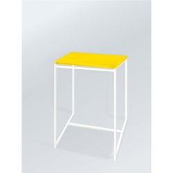 Комплект столов журнальных Куб 400 и Куб 450 Loft Cub yellow/white