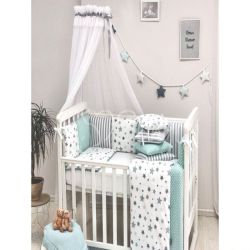 Комплект белья Baby Design Stars мятный