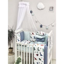 Комплект белья Baby Design Dino синий