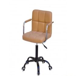 Кресло Arno-ARM BK-Office экокожа бежевый 1009