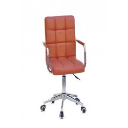Кресло Augusto-ARM Modern Office экокожа коричневый 1014