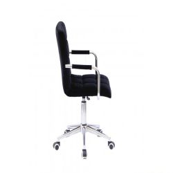 Кресло Augusto-ARM Modern Office Бархат черный B-1011