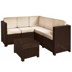 Комплект садовой мебели Provence set коричневый