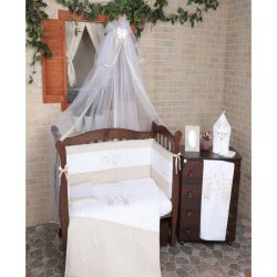 Постельное белье для новорожденного Veres Fairy Tale beige 7 единиц