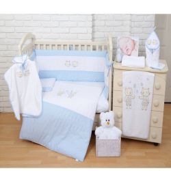 Постельное белье для новорожденного Veres Fairy Tale blue 6 единиц