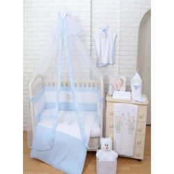Постельное белье для новорожденного Veres Fairy Tale blue 7 единиц