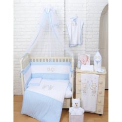 Постельное белье для новорожденного Veres Fairy Tale blue 7 единиц