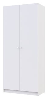 Шафа для одягу Doros Промо Білий 2 ДСП 90х48х204 (80737070)