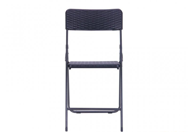 Стул складной Морган YC-042 пластик Rattan Black