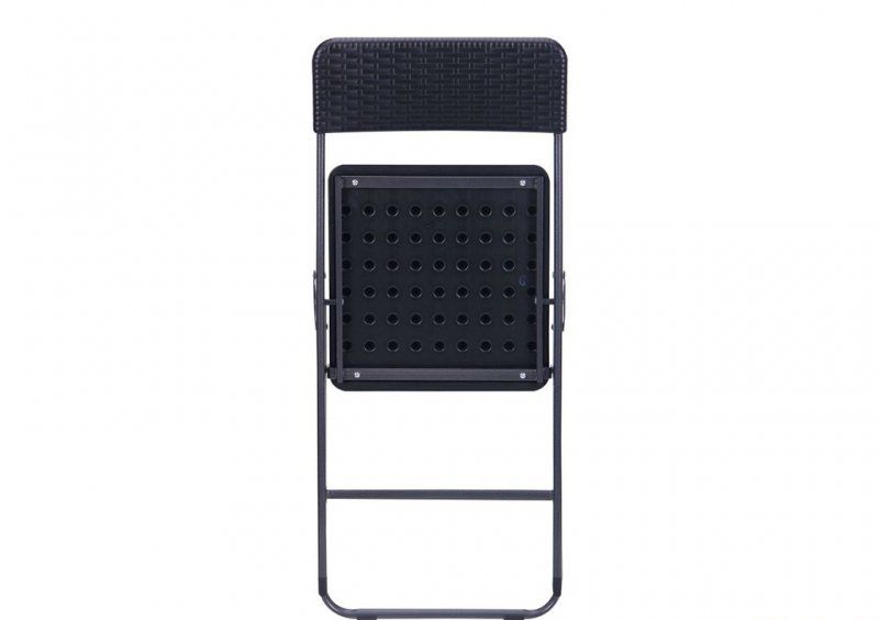 Стул складной Морган YC-042 пластик Rattan Black