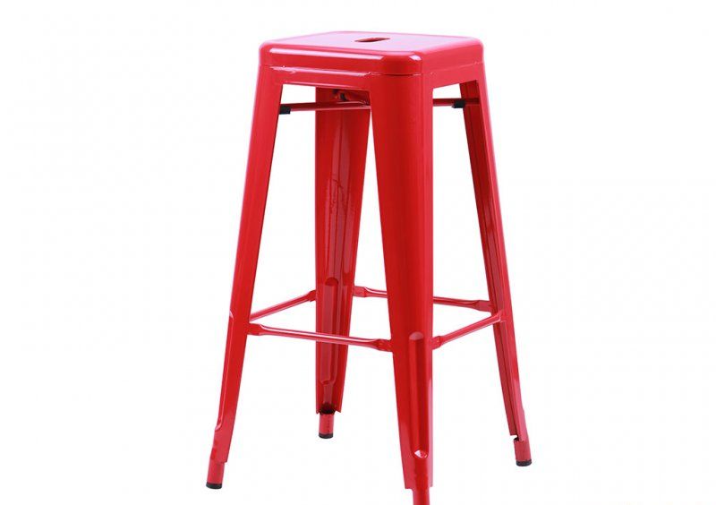 Табурет Loft Metal красный