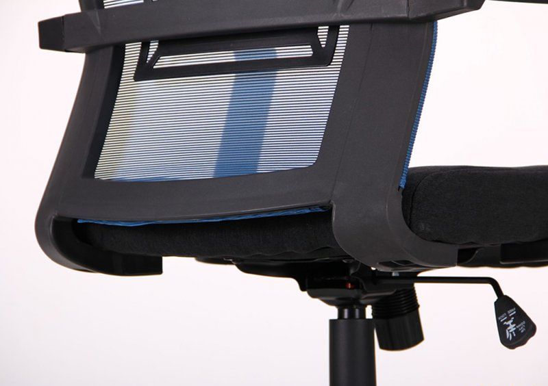 Кресло Neon светло-синий/черный