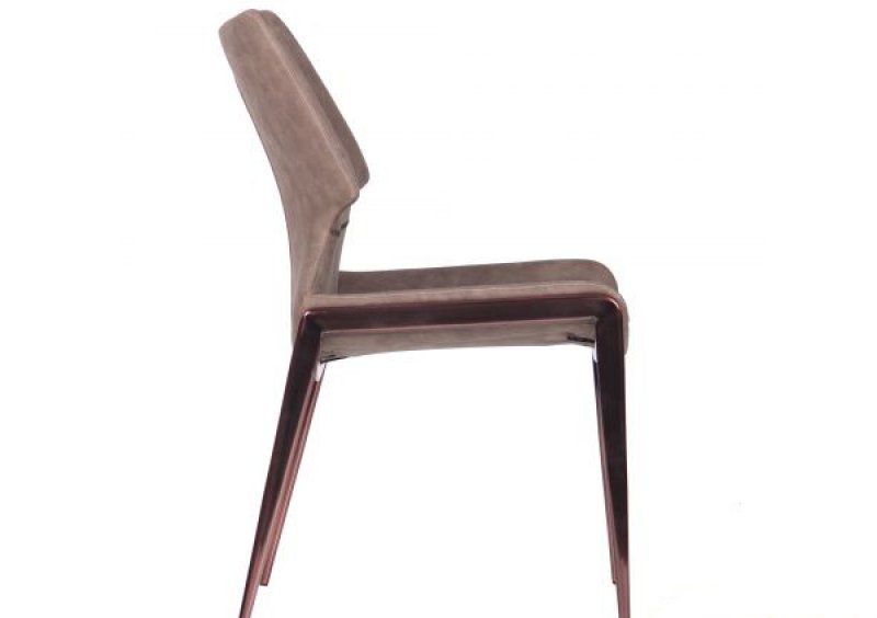Стул Raffle brass/basalt