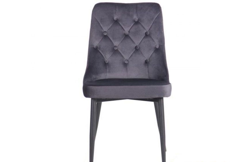 Стул обеденный Susan black/monsoon gray