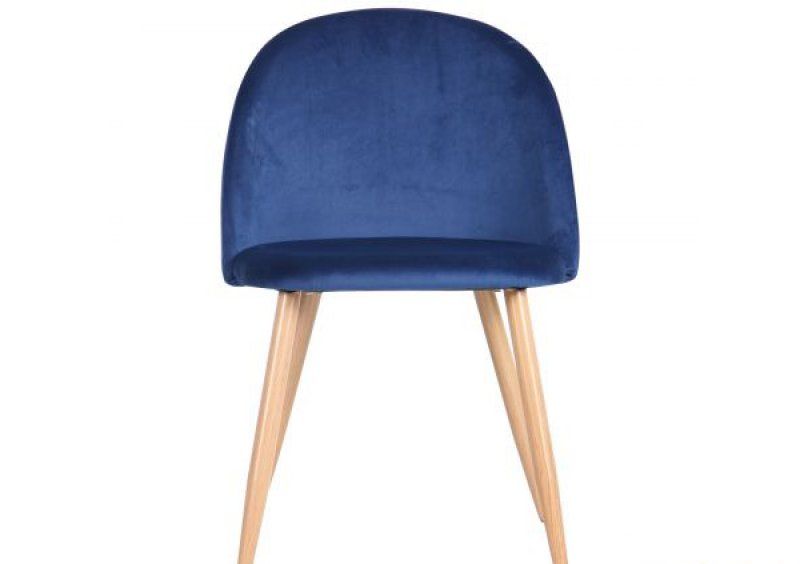 Стул обеденный Sherry beech/blue velvet
