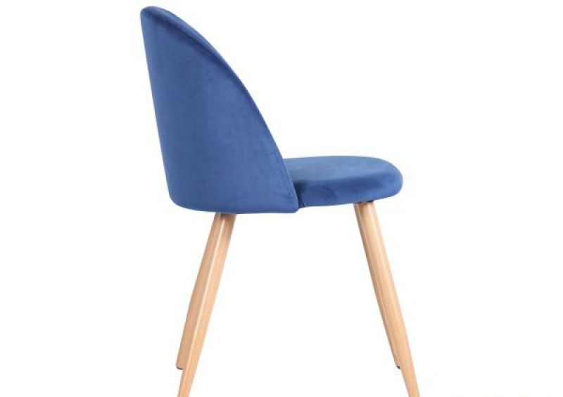 Стул обеденный Sherry beech/blue velvet