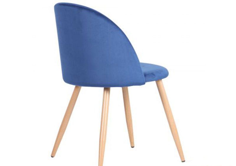 Стул обеденный Sherry beech/blue velvet