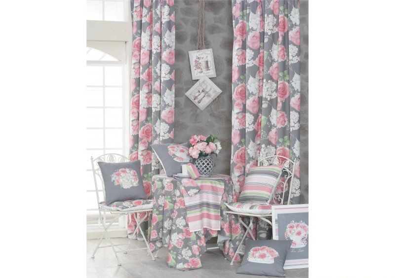 Декоративный чехол Hydrangea gray 43х43