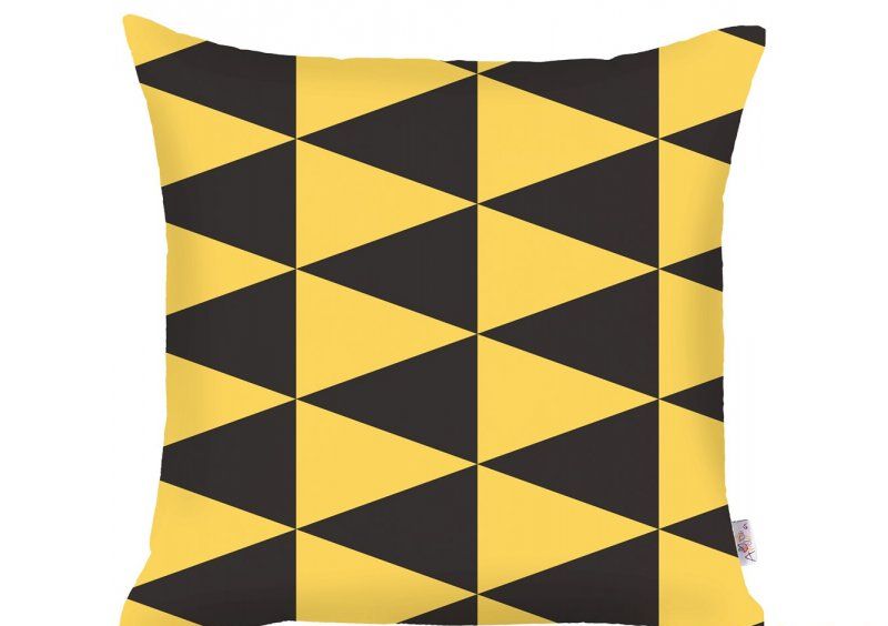 Декоративная подушка Yellow scandi 43х43