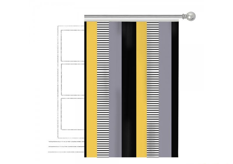 Штора Scandi grey 140х270