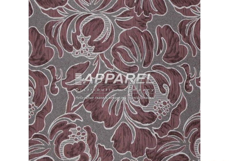 Жаккард Chicago flowers bordo