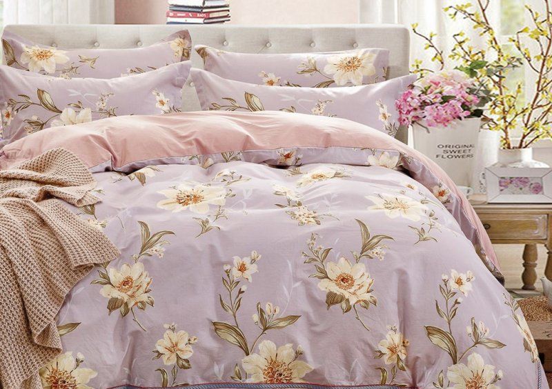 Двуспальное постельное белье печатное Arya Federico 200х220