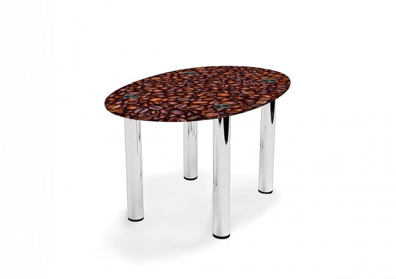 Овальный журнальный стол Coffee aroma 70х46