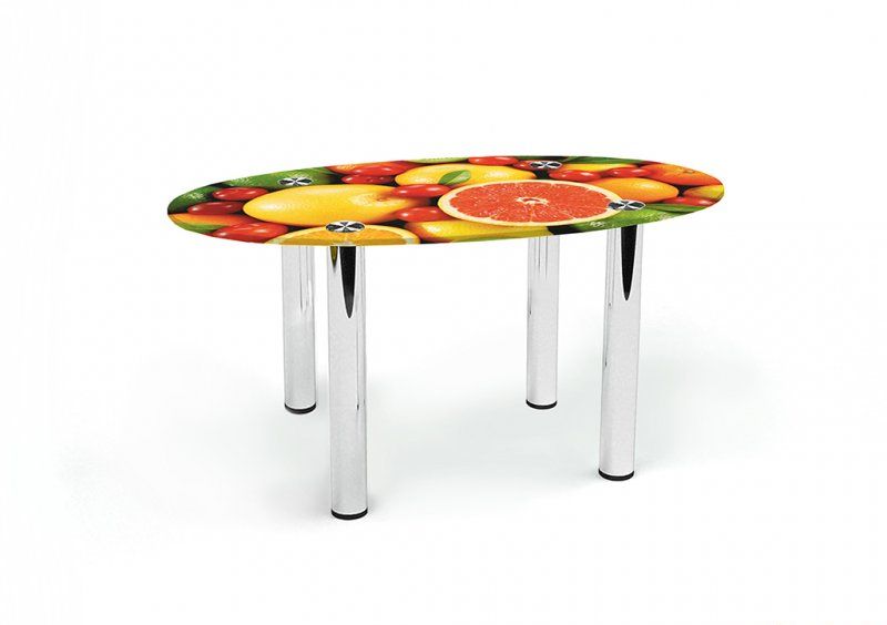Овальный журнальный стол Fruit 70х46