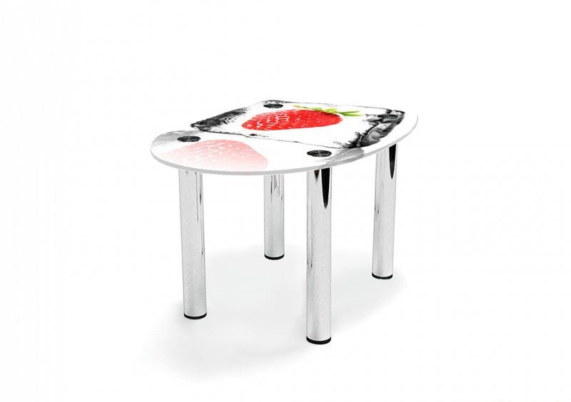 Овальный журнальный стол Ice berry 70х46