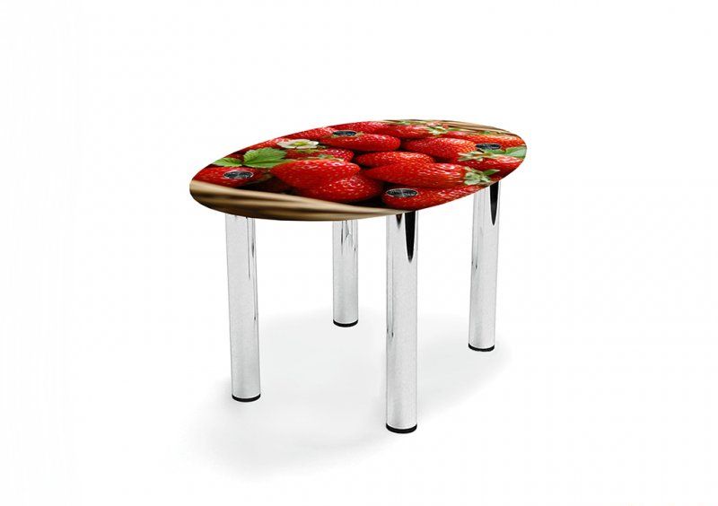 Овальный журнальный стол Strawberry 100х67