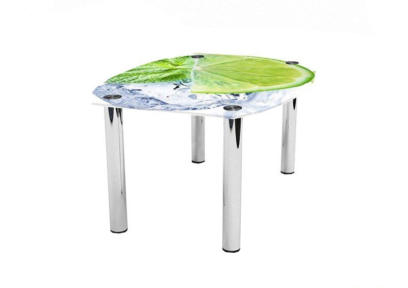 Журнальный стол бочка Ice lime 70х53