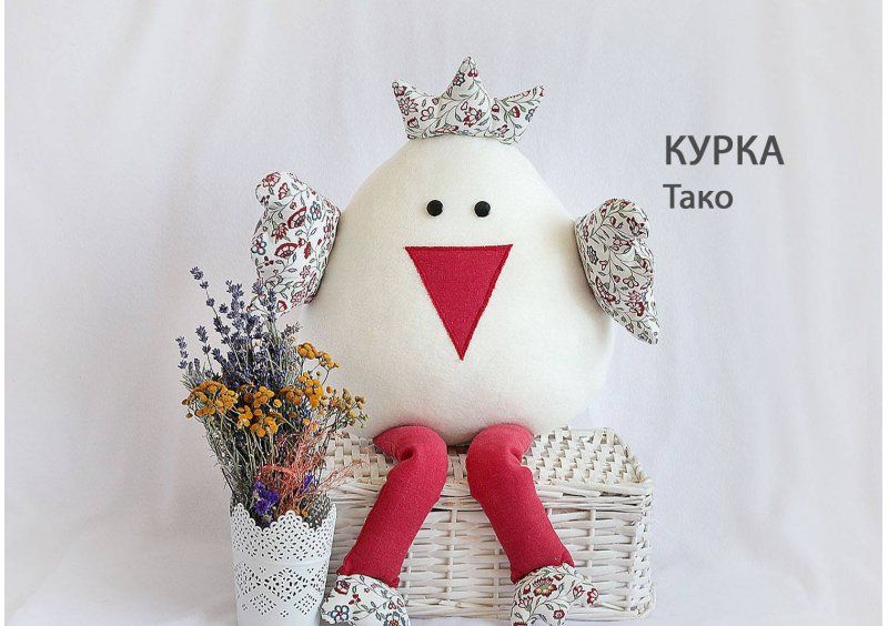 Подушка Курочка Тако