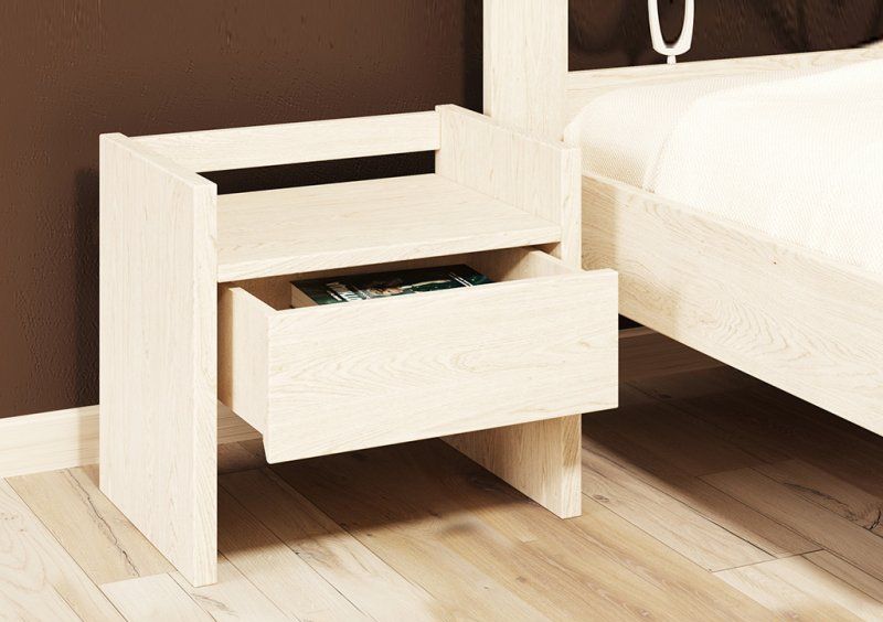 Полуторная кровать Амелия 140х190 из сосны