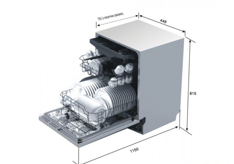 Посудомоечная машина Interline DWI 455 L